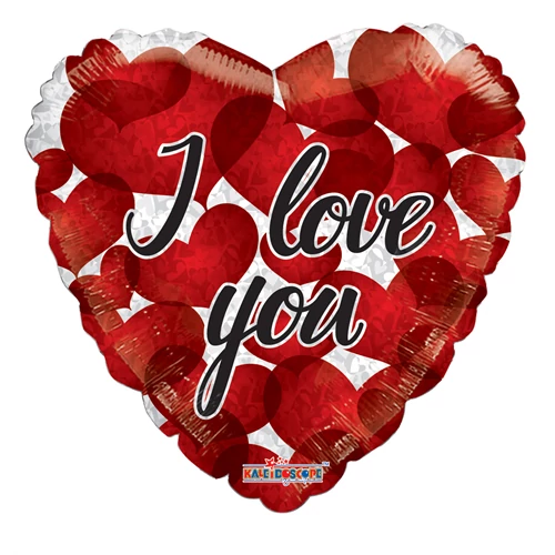 SuperShape - I love you nagy szíves fólia lufi