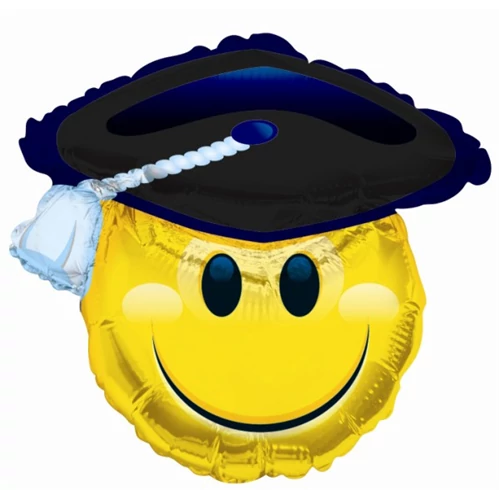 JumboShape -  Smiley ballagó fólia lufi