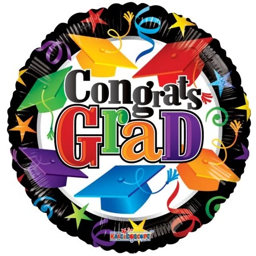 42 cm-es Congrats Grad fólia lufi