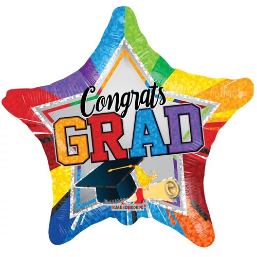 SuperShape - Congrats Grad csillag fólia lufi