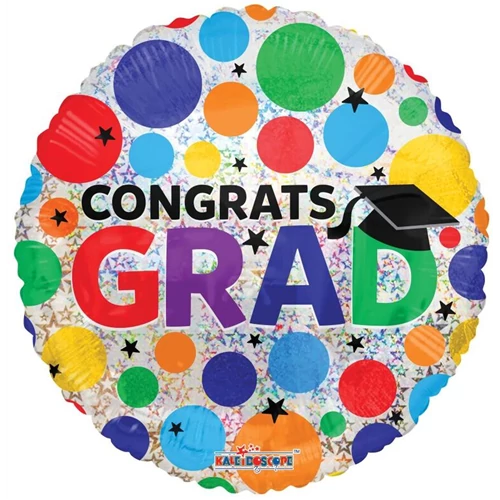 45 cm-es Hologramos congrats grad fólia lufi