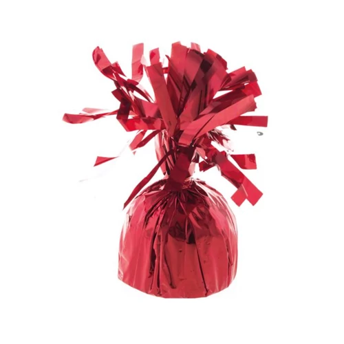 Piros fóliás lufisúly, 10 cm