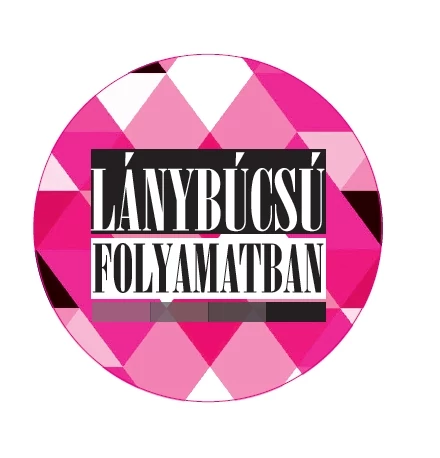 Lánybúcsú folyamatban kitűző