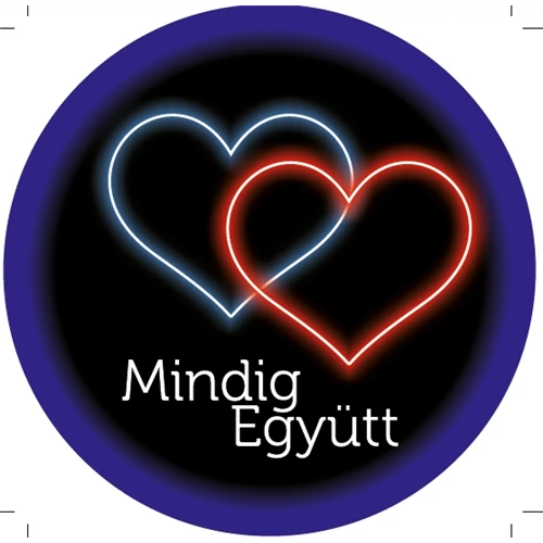 Mindig együtt valenti napi kitűző
