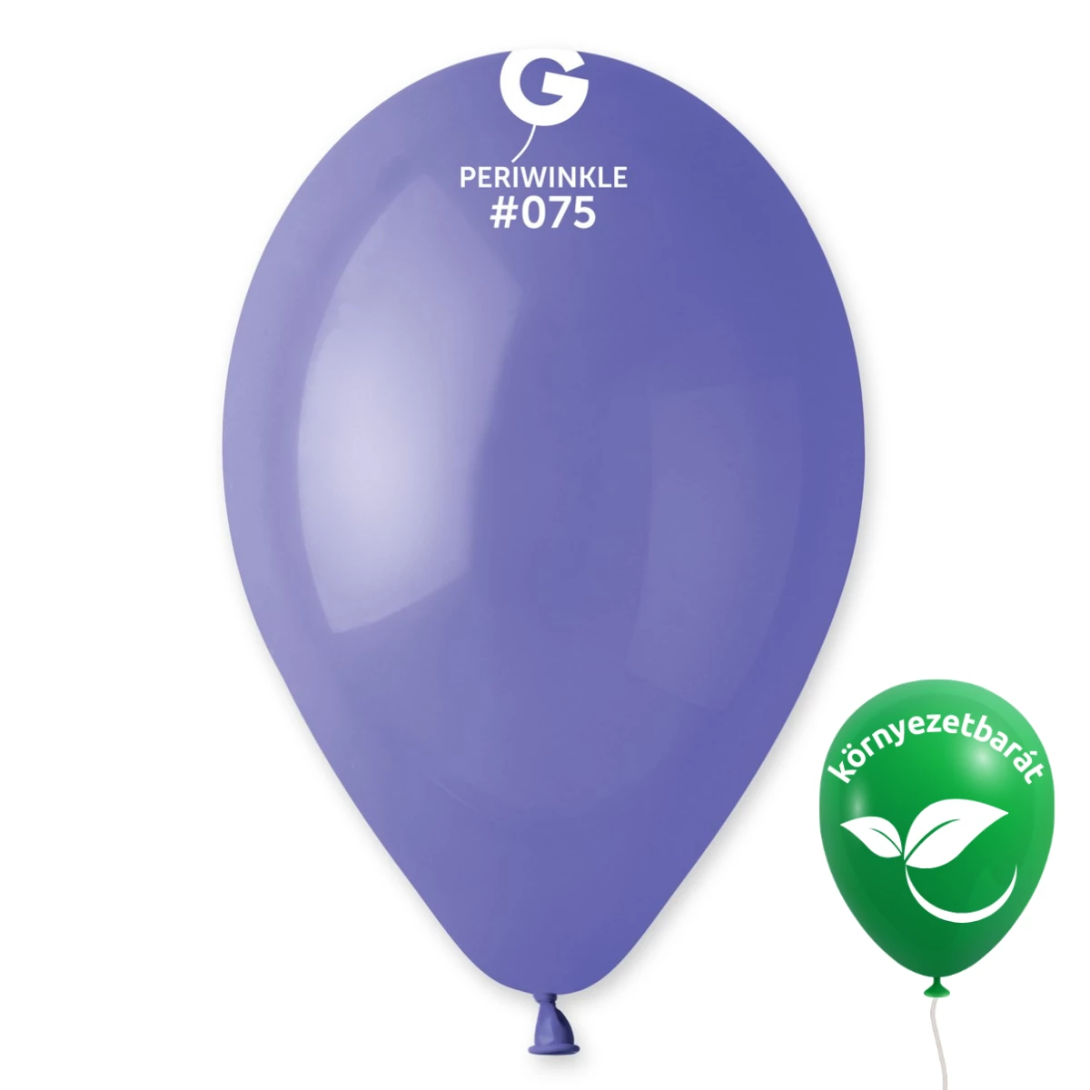 Gemar 30 CM Kékeslila / Periwinkle #075 bio latex lufi – 100 db/csomag
