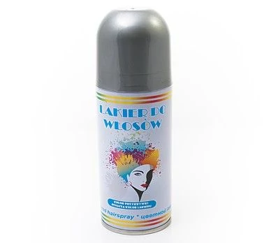 Ezüst színű hajspray 125 ml