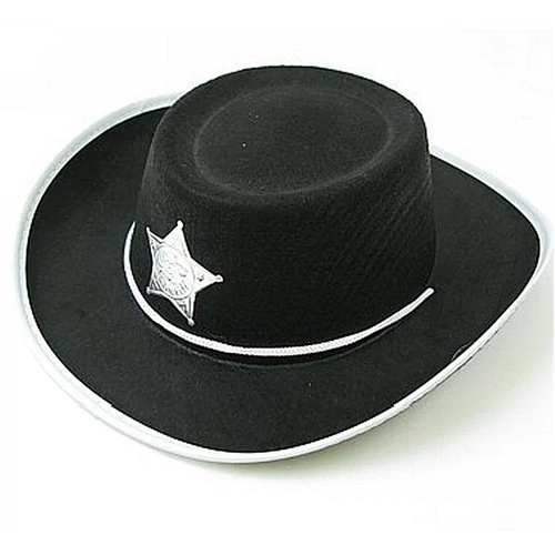 Fekete cowboy kalap