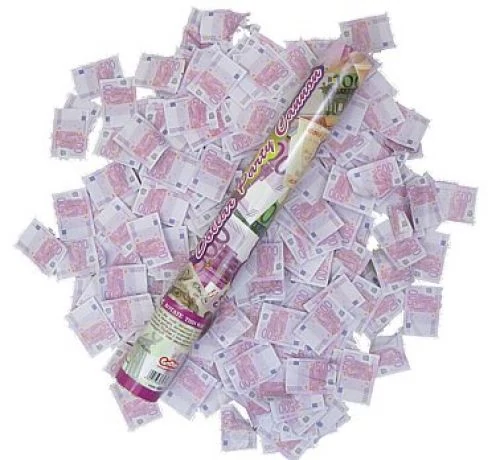 Euros konfetti ágyú 40 cm