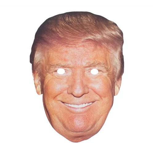 Trump papír maszk
