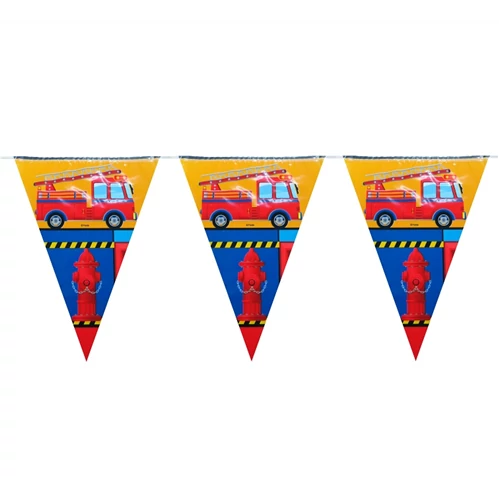 Tűzoltós zászló 11 zászlóval 3,6 m