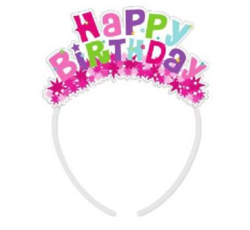 Happy Birthday tiara 4 db/cs