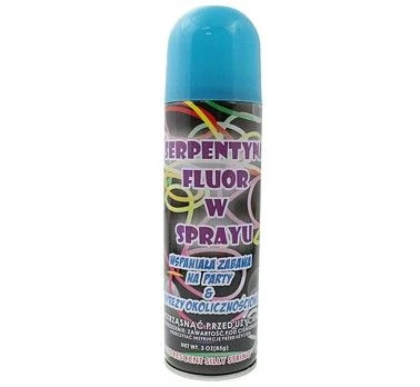 Szerpentin spray neon kék, 250 ml