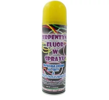 Szerpentin spray neon citromsárga, 250 ml