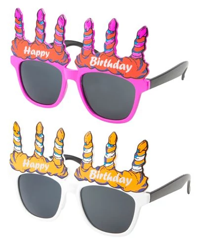 Happy Birthday szemüveg