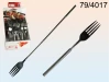 Teleszkópos fém villa 64 cm